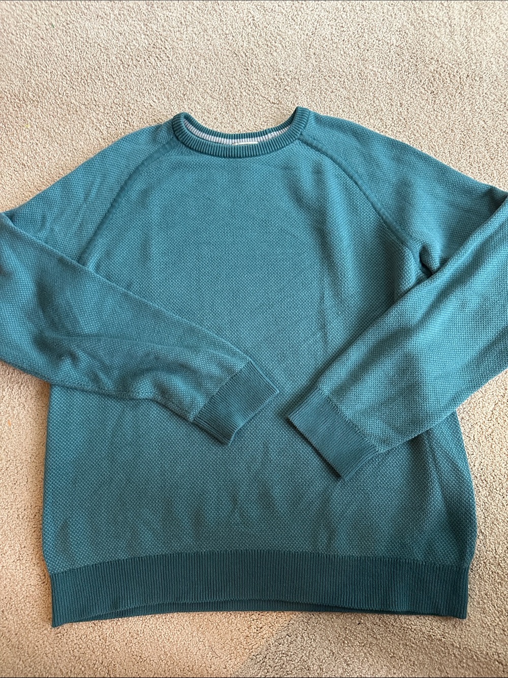 LL Bean Cotton/CoolMax Performance Crewneck Sweater - Picture 3 of 6